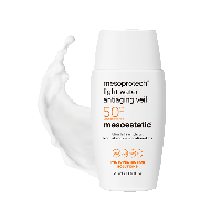 Mesoestetic Ультралегкая солнцезащитная антивозрастная эмульсия SPF50 mesoprotech light water antiaging veil