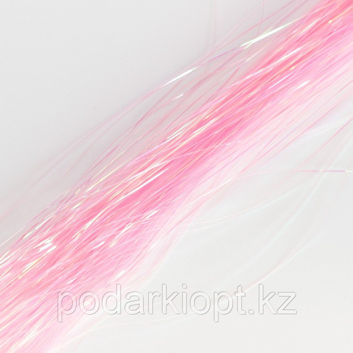 Прядь для волос, розовый, 40 см - фото 1 - id-p116114973