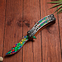 Сувенир деревянный «Нож Бабочка» разноцветный