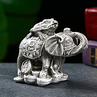 Фигура "Слон на деньгах" под камень, 7,5х4,5х6см