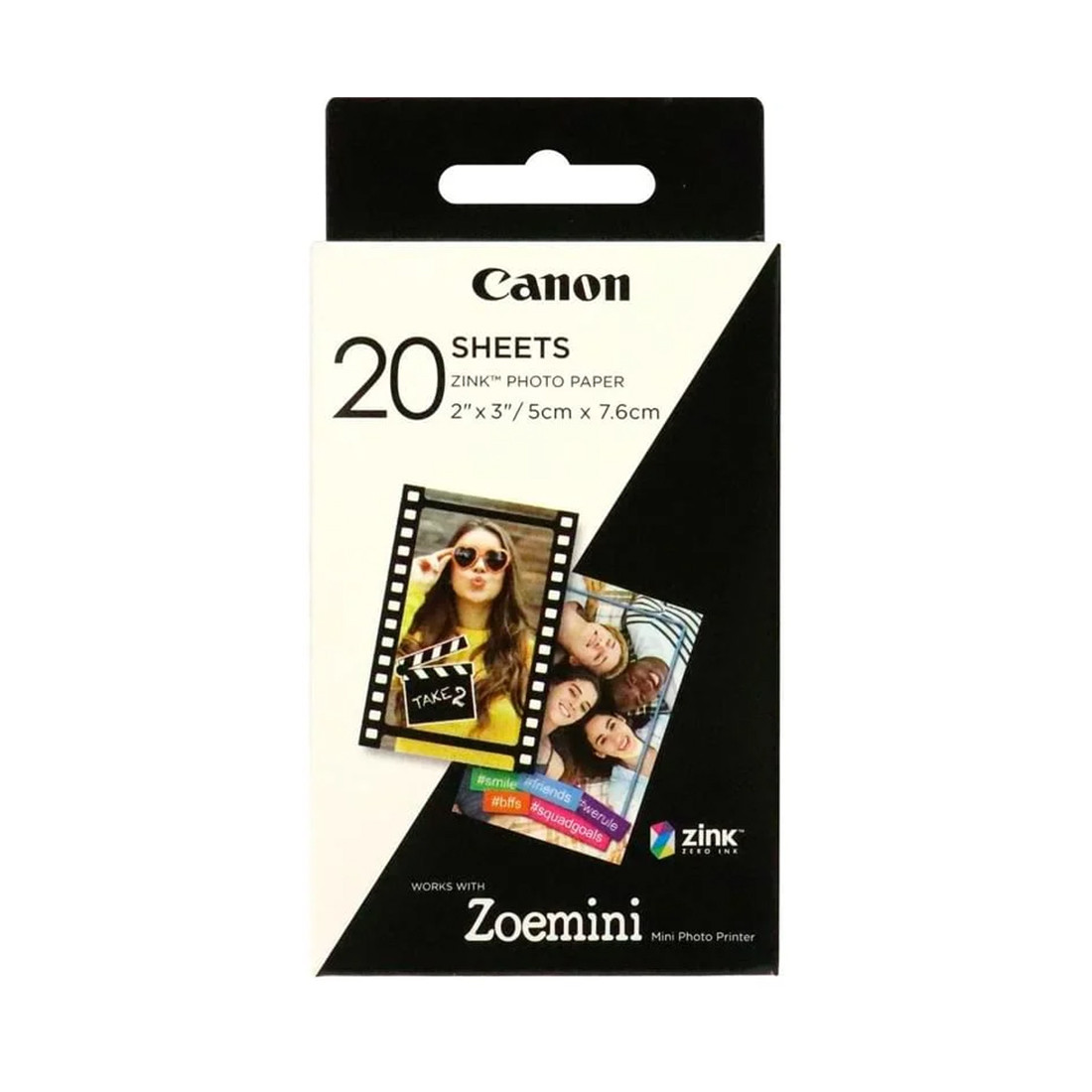 Фотобумага Canon ZINK PAPER ZP-2030 20 SHEETS EXP HB - фото 1 - id-p116148243