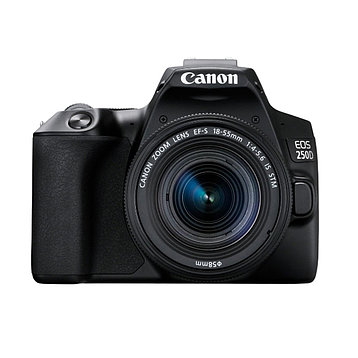 Цифровой зеркальный фотоаппарат CANON EOS 250D EF-S 18-55 mm IS STM Black, фото 2