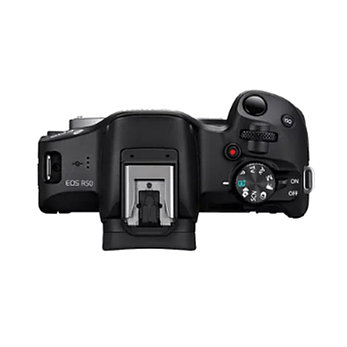 Цифровой фотоаппарат CANON EOS R50 + RF-S 18-45 mm IS STM Black, фото 2