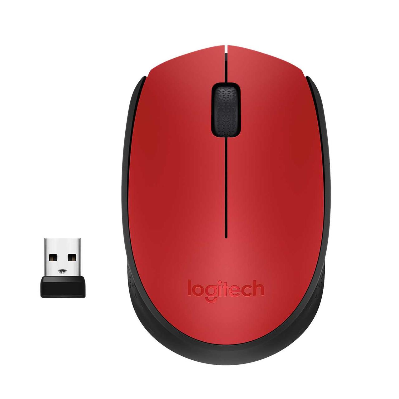 Беспроводная мышь LOGITECH M171 - Красная