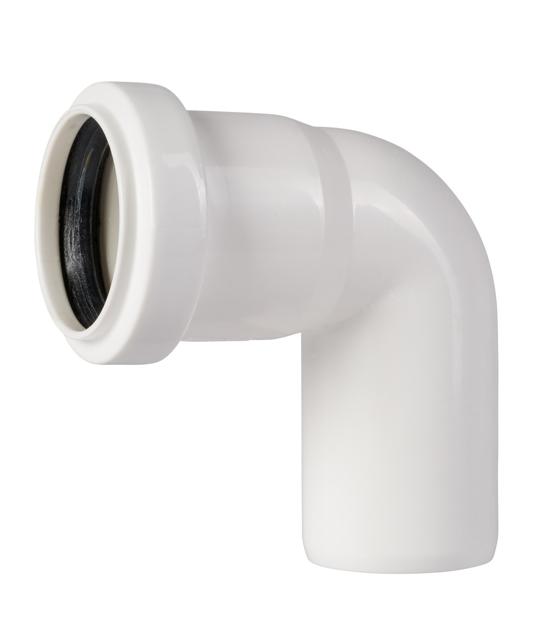 Отвод ПП для внутр. канализации НТВ 32х87°, цв.белый, фото 1