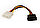 Cablexpert CC-SATA-PSY2 Кабель питания SATA 15см, molex 4pin/molex4pin+sata 15pin, на 2 устр., фото 4