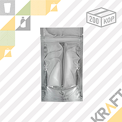 Пакет Дой-Пак ПП Металлизированный с прозрачной стенкой 105*215 (50/200)