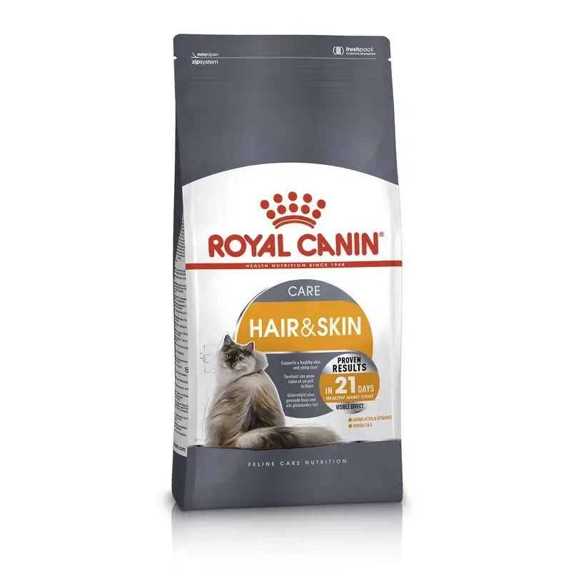 Royal Canin HAIR & SKIN CARE для поддержания здоровья и шерсти кошек., 10 кг - фото 1 - id-p116149982