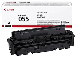 Картридж для Canon 055 Bk для MF742/744/746  LBP663/664. Чёрный. 2300 страниц. 3016C002