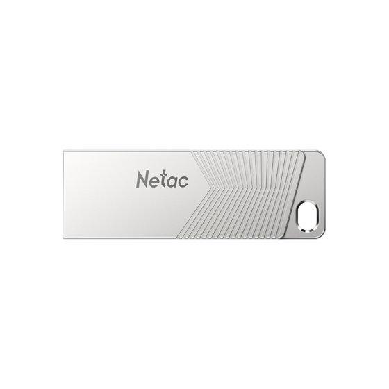 Netac NT03UM1N-128G-32PN USB Флеш накопитель UM1 128GB USB3.2 Серебристый - фото 2 - id-p116160902