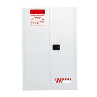 Огнестойкий шкаф для хранения токсичных веществ, 2 двери, 2 полки, вмещаемый объём 170 литров, 1090 х 460 х 16