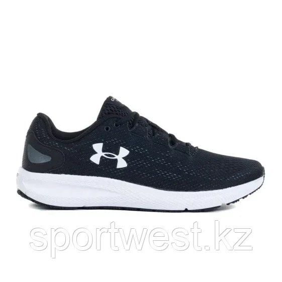 Мужские кроссовки спортивные для бега синие текстильные низкие с белой подошвой Under Armour UA Charged - фото 1 - id-p116162379