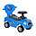 PITUSO Каталка QuickCoupe (муз.панель, спинка-толкатель) 3-6 лет, Blue/Синий, фото 5