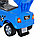 PITUSO Каталка QuickCoupe (муз.панель, спинка-толкатель) 3-6 лет, Blue/Синий, фото 6