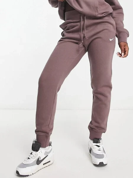 Nike Midi Swoosh joggers in plum - фото 4 - id-p116163226