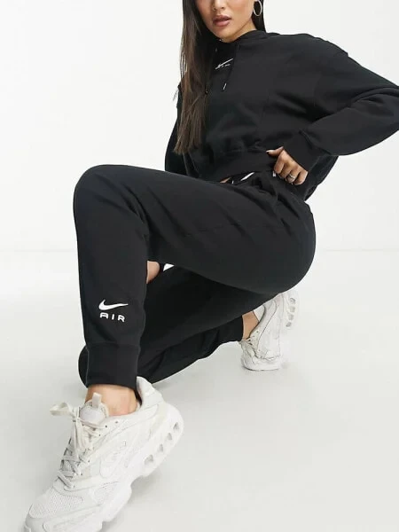 Nike Air fleece joggers in black - фото 1 - id-p116163235