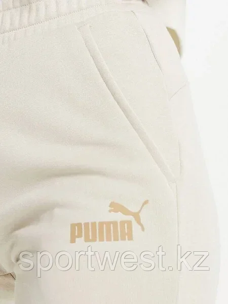 Puma essentials small logo joggers in off white - фото 3 - id-p116163265