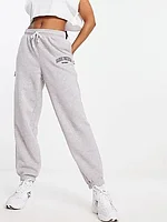 Pacsun relaxed varsity joggers in grey