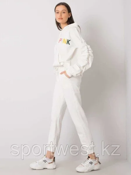 Женский спортивный костюм с капюшоном Factory Price белый - фото 6 - id-p116163374