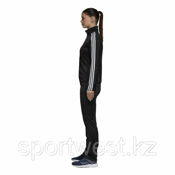 Женский спортивный костюм Adidas Three Stripes Чёрный - фото 9 - id-p116163426