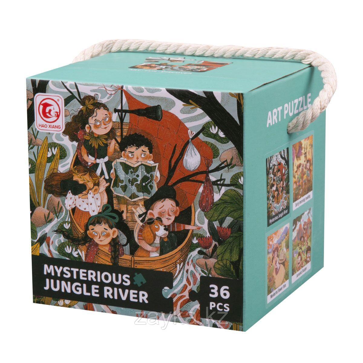 Puzzles: Пазлы Таинственная река в джунглях, 36 эл.