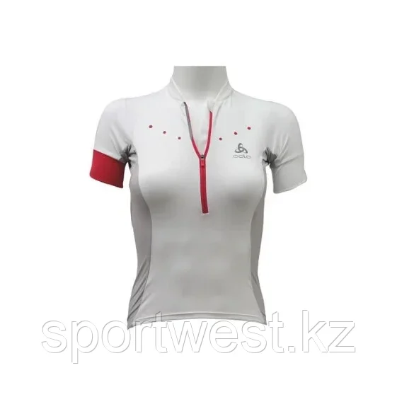 T-shirt Odlo Stand-Up Collar S / S 1/2 Zip Gavia W 410891-10000 - фото 1 - id-p116164070