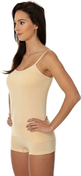 Brubeck Koszulka damska Camisole COMFORT COTTON czarna r. XL (CM00210A) - фото 3 - id-p116164085