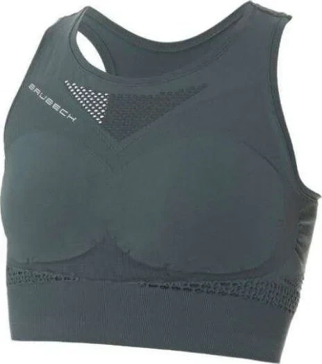 Brubeck CR10210 Crop top GYM zielony L - фото 2 - id-p116164154