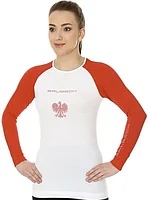 Brubeck Koszulka damska 3D Husar PRO biało-czerwona r.M (LS13200)