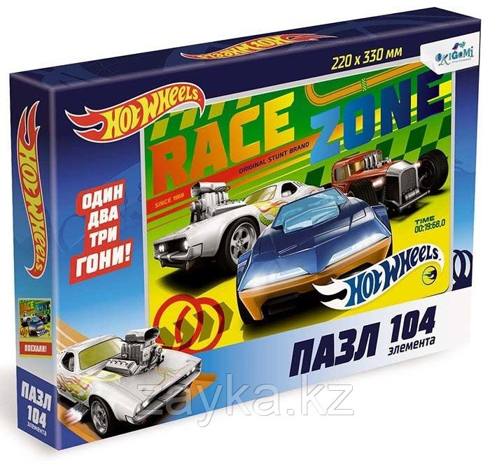 Пазл  Hot Wheels. Время побеждать 104 эл.