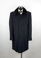Кашемировое пальто мужское с норкой