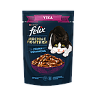 Felix, Феликс Мясные Ломтики с уткой в соусе для кошек, пауч*75гр.