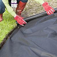 Укрывной материал для почвы спанбонд мульчирующий (черный), рулон 1,6 х 200 м, плотность 60 г/м2.