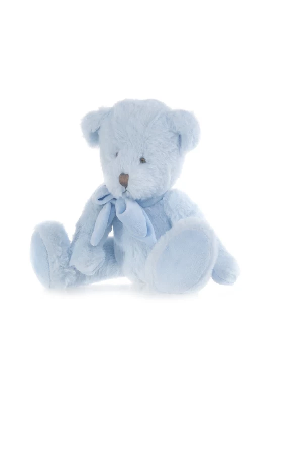 Мягкая игрушка Мишка голубой сидячий с бантом, 22 см Гулливер - фото 2 - id-p116165470