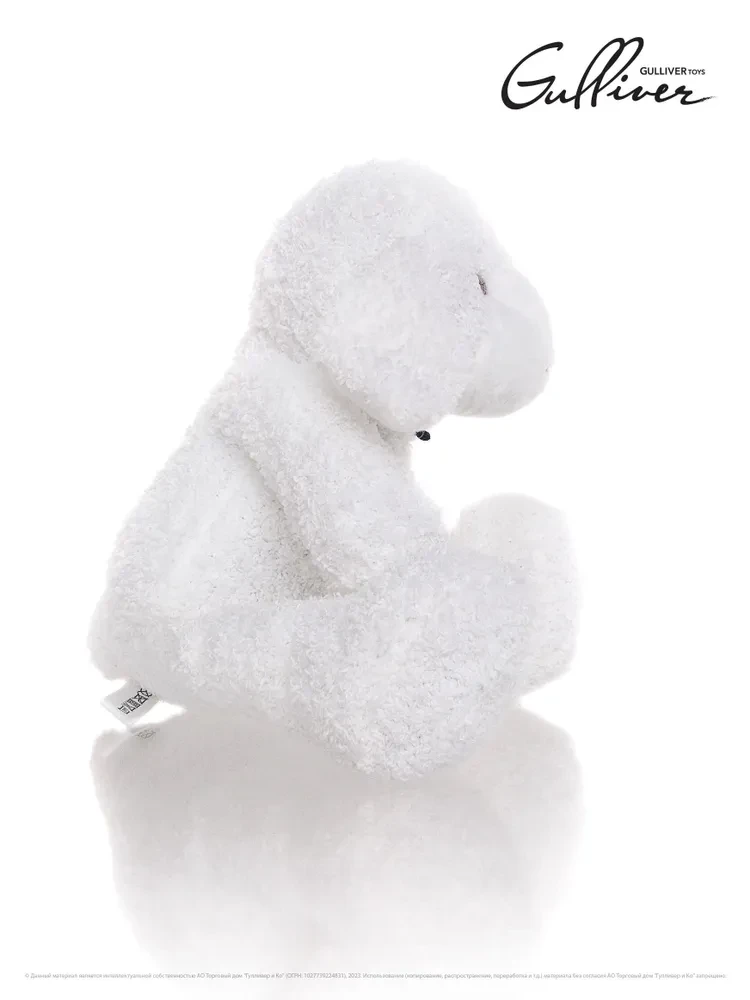Мягкая игрушка Овечка Пушинка белая, 28 см Гулливер - фото 2 - id-p116168503