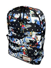 "Forever Cultivate" қыздарға арналған қалалық рюкзак. Биіктігі 39 см, ені 30 см, тереңдігі 16 см.