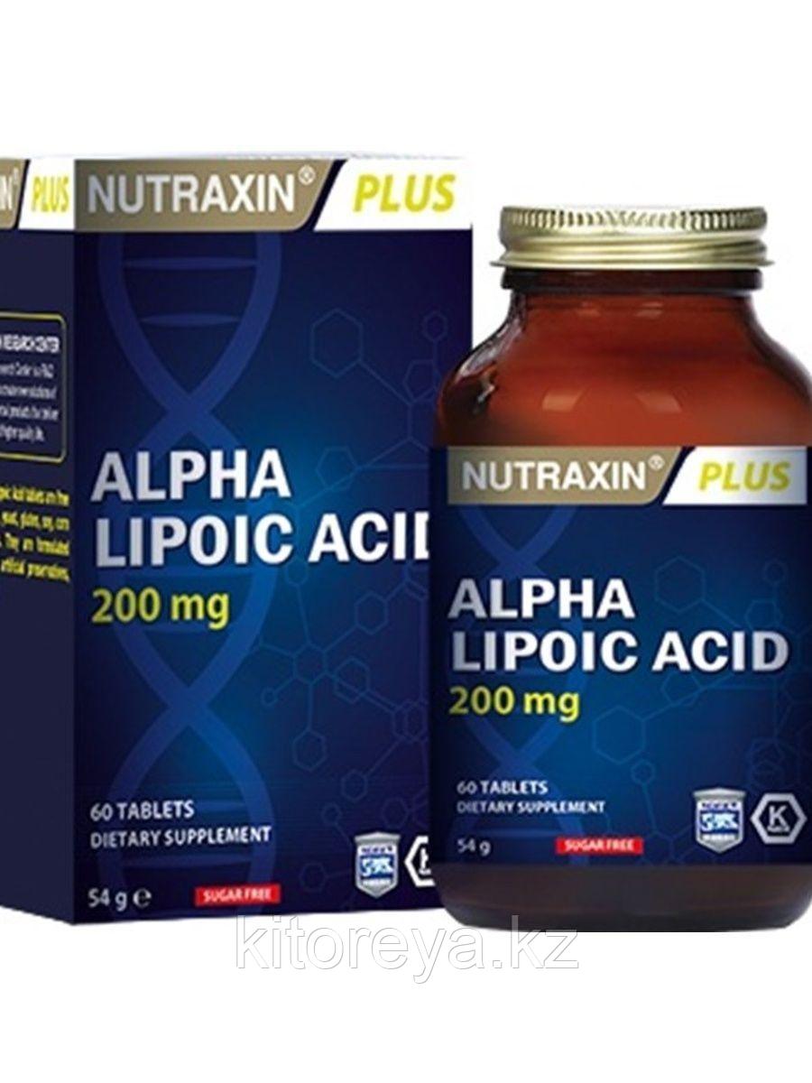 Nutraxin Alpha Lipoic Acid 200 mg ( Альфа липоевая кислота ) 60 таблеток - фото 1 - id-p116168951