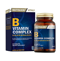 Nutraxin B complex vitamin ( Витамины группы В ) 60 таблеток
