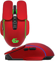 Мышь Gembird MGW-510, Wireless, 2400 dpi, 2.4GHz, RGB, Красный