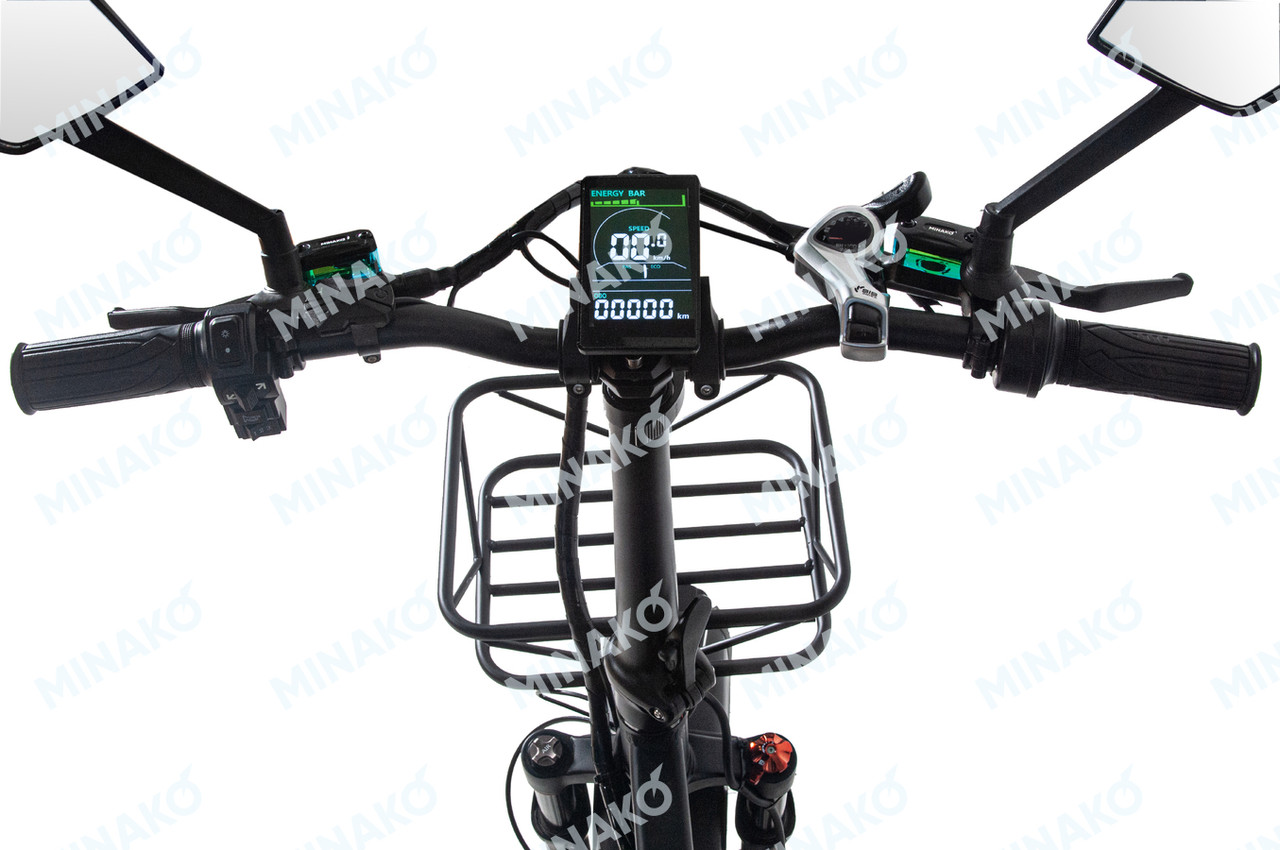 Электровелосипед Minako F11 Dual (полный привод) - фото 3 - id-p116171485