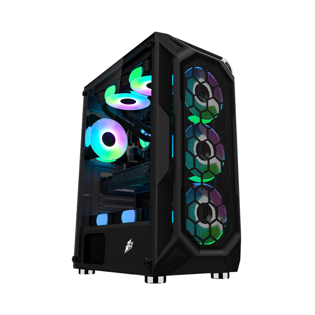 Компьютерный корпус 1STPLAYER FIREBASE X6-BK купить в Алматы по низкой цене
