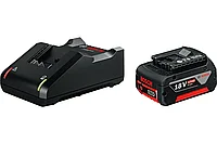 BOSCH GBA 18V 4 Ah + GAL 18V-40 1600A01B9Y қайта зарядталатын батарея және зарядтағыш