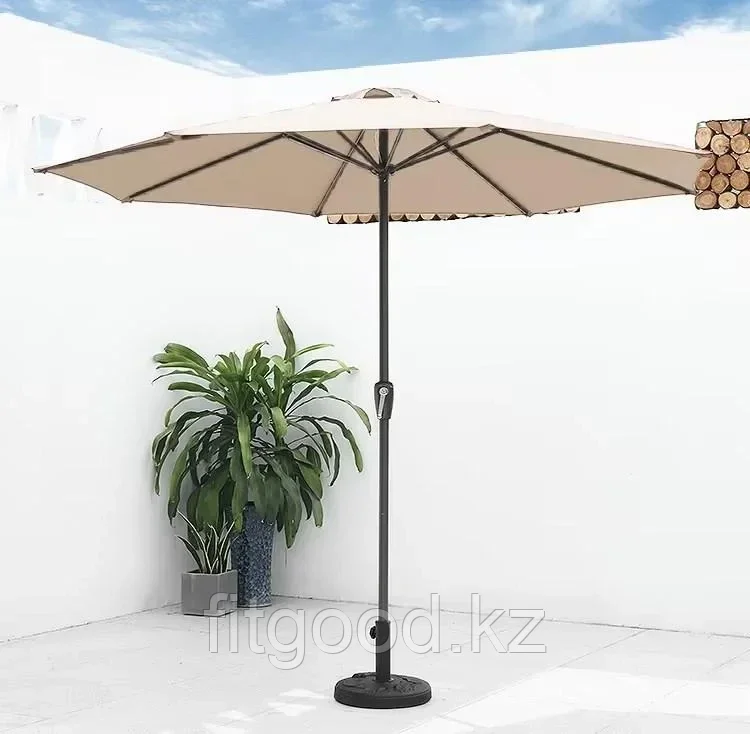 Зонт уличный\пляжный Palma с подставкой (d=2.7м) - фото 2 - id-p116175368