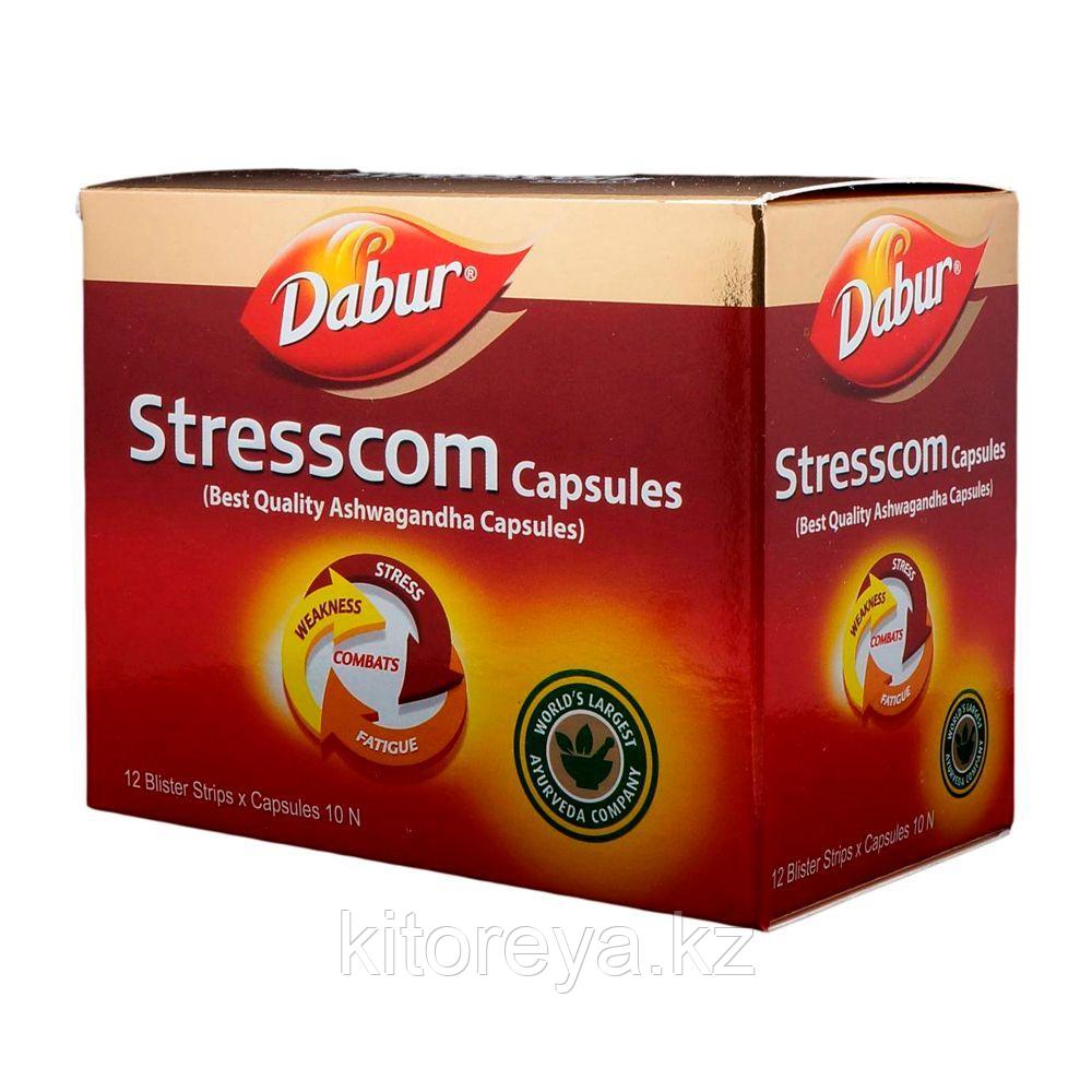 Стресском Дабур ( Stresscom Dabur ) растительное успокоительное 120 таб - фото 1 - id-p116175412