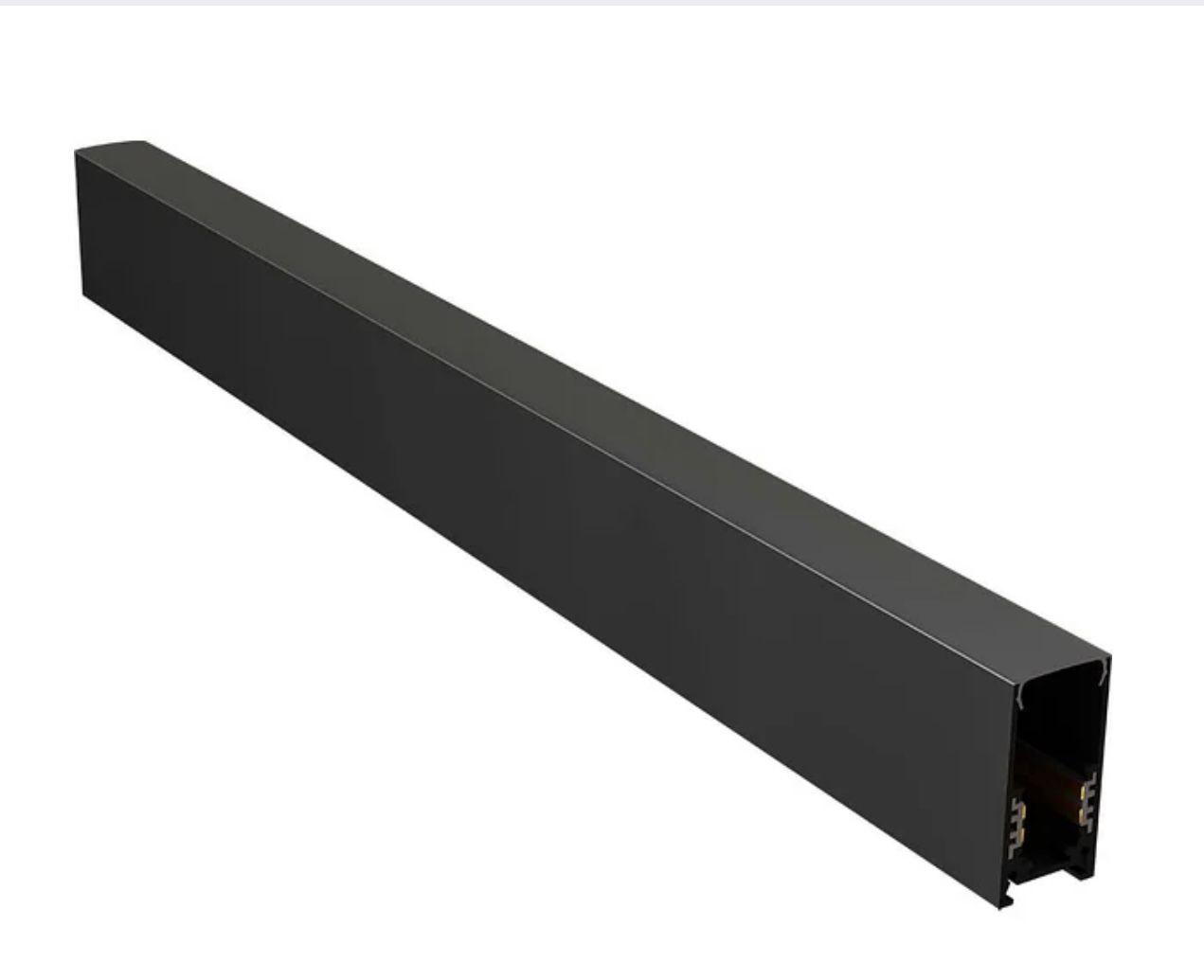 Профиль Магнитный накладной 2 метровый Алюминиевый для Magnetic S/U BLACK