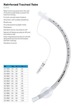 Эндотрахеальные трубки армированные