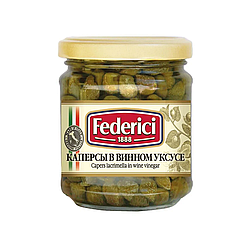 Каперсы в винном уксусе Federici, 210 г.