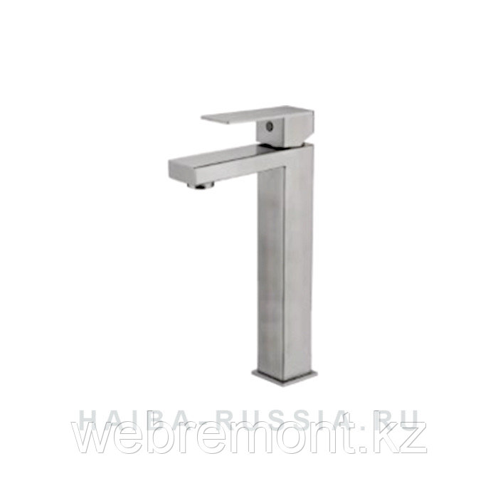 Смеситель для раковины высокий HAIBA HB11803-2 сталь