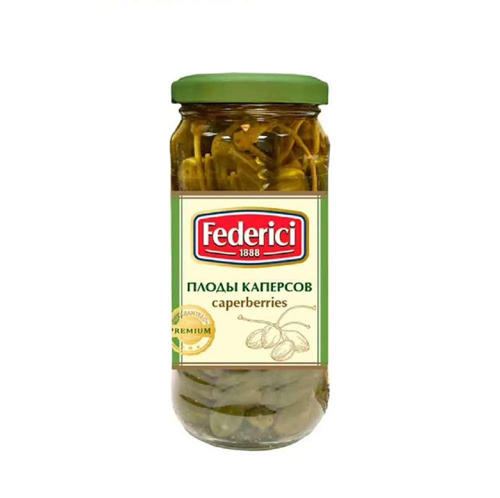 Плоды каперсов Federici, 230 г.