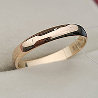 Обручальное кольцо 1,52 гр, размер 16р/3мм, 585 проба